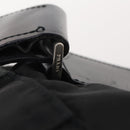 PRADA Boston Bag Nylon 2way Black Silver Auth 200299A-10