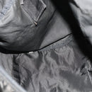 PRADA Boston Bag Nylon 2way Black Silver Auth 200299A-22