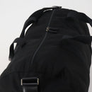 PRADA Boston Bag Nylon 2way Black Silver Auth 200299A-6