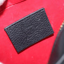 Christian Louboutin Chain Shoulder Bag Leather Black Gold Auth 200300A-12