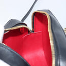 Christian Louboutin Chain Shoulder Bag Leather Black Gold Auth 200300A-20
