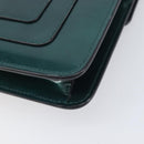 BVLGARI Serpenti Forever Chain Bag Patent Leather Green Gold Auth 200301V-13
