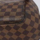 LOUIS VUITTON Damier Ebene Belem MM Hand Bag N51174 LV Auth 200303-9