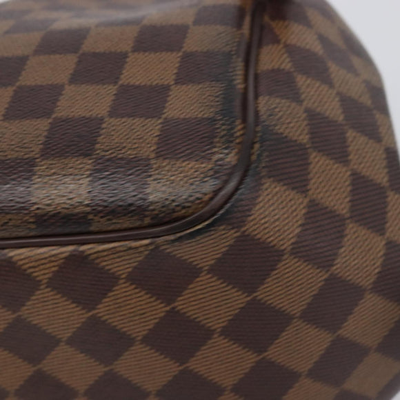 LOUIS VUITTON Damier Ebene Belem MM Hand Bag N51174 LV Auth 200303