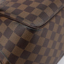 LOUIS VUITTON Damier Ebene Belem MM Hand Bag N51174 LV Auth 200303-16
