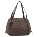 LOUIS VUITTON Damier Ebene Belem MM Hand Bag N51174 LV Auth 200303-13
