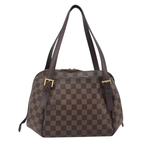 LOUIS VUITTON Damier Ebene Belem MM Hand Bag N51174 LV Auth 200303