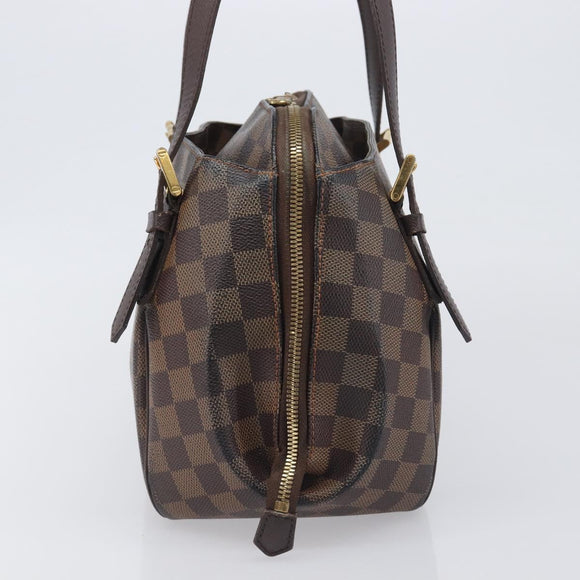 LOUIS VUITTON Damier Ebene Belem MM Hand Bag N51174 LV Auth 200303