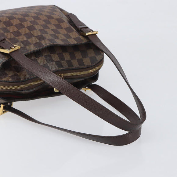 LOUIS VUITTON Damier Ebene Belem MM Hand Bag N51174 LV Auth 200303