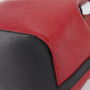 LOUIS VUITTON Epi Petit Noe Shoulder Bag Red Black M44172 LV Auth 200330A-15