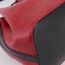 LOUIS VUITTON Epi Petit Noe Shoulder Bag Red Black M44172 LV Auth 200330A-16