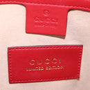 GUCCI GG Supreme Web Sherry Line Backpack PVC Beige Gold 427042 Auth 200331M-24