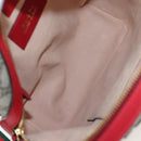 GUCCI GG Supreme Web Sherry Line Backpack PVC Beige Gold 427042 Auth 200331M-25