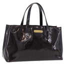 LOUIS VUITTON Monogram Vernis Wilshire PM Hand Bag Amarante M93641 Auth 200333-1