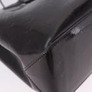 LOUIS VUITTON Monogram Vernis Wilshire PM Hand Bag Amarante M93641 Auth 200333-17
