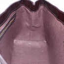 LOUIS VUITTON Monogram Vernis Wilshire PM Hand Bag Amarante M93641 Auth 200333-21