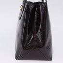 LOUIS VUITTON Monogram Vernis Wilshire PM Hand Bag Amarante M93641 Auth 200333-3