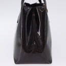 LOUIS VUITTON Monogram Vernis Wilshire PM Hand Bag Amarante M93641 Auth 200333-4