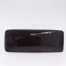LOUIS VUITTON Monogram Vernis Wilshire PM Hand Bag Amarante M93641 Auth 200333-5