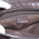 GUCCI GG Canvas Hand Bag Dark Brown 33890 Auth 200335-17