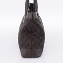 GUCCI GG Canvas Hand Bag Dark Brown 33890 Auth 200335-4