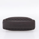 GUCCI GG Canvas Hand Bag Dark Brown 33890 Auth 200335-5