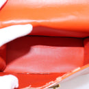 LOUIS VUITTON Monogram Vernis Spring Street Hand Bag Orange M91025 Auth 200337-11