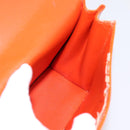 LOUIS VUITTON Monogram Vernis Spring Street Hand Bag Orange M91025 Auth 200337-20