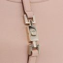 GUCCI Jackie Hand Bag Leather Pink Gold 002 1068 2404 Auth 200338V-14