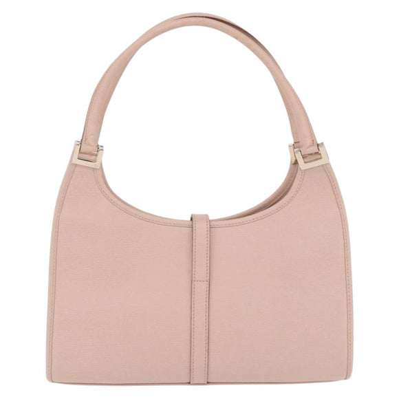 GUCCI Jackie Hand Bag Leather Pink Gold 002 1068 2404 Auth 200338V