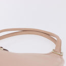GUCCI Jackie Hand Bag Leather Pink Gold 002 1068 2404 Auth 200338V-8
