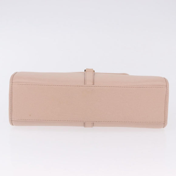 GUCCI Jackie Hand Bag Leather Pink Gold 002 1068 2404 Auth 200338V