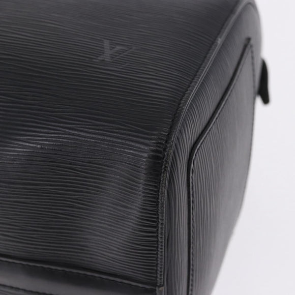 LOUIS VUITTON Epi Speedy 35 Hand Bag Black M42992 LV Auth 200342V