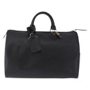 LOUIS VUITTON Epi Speedy 35 Hand Bag Black M42992 LV Auth 200342V-13