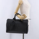 LOUIS VUITTON Epi Speedy 35 Hand Bag Black M42992 LV Auth 200342V-23