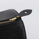 LOUIS VUITTON Epi Speedy 35 Hand Bag Noir black M42992 LV Auth 200343V-19