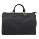 LOUIS VUITTON Epi Speedy 35 Hand Bag Noir black M42992 LV Auth 200343V-13
