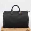 LOUIS VUITTON Epi Speedy 35 Hand Bag Noir black M42992 LV Auth 200343V-12