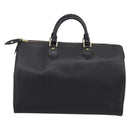 LOUIS VUITTON Epi Speedy 35 Hand Bag Noir black M42992 LV Auth 200343V-2