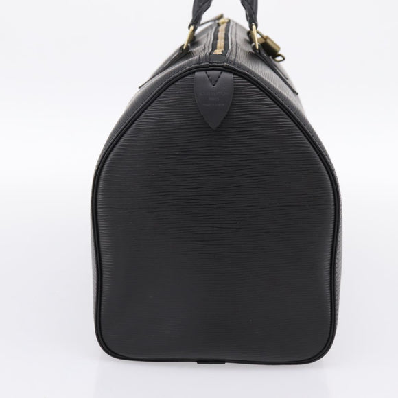 LOUIS VUITTON Epi Speedy 35 Hand Bag Noir black M42992 LV Auth 200343V