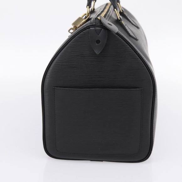 LOUIS VUITTON Epi Speedy 35 Hand Bag Noir black M42992 LV Auth 200343V