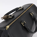 LOUIS VUITTON Epi Speedy 35 Hand Bag Noir black M42992 LV Auth 200343V-6