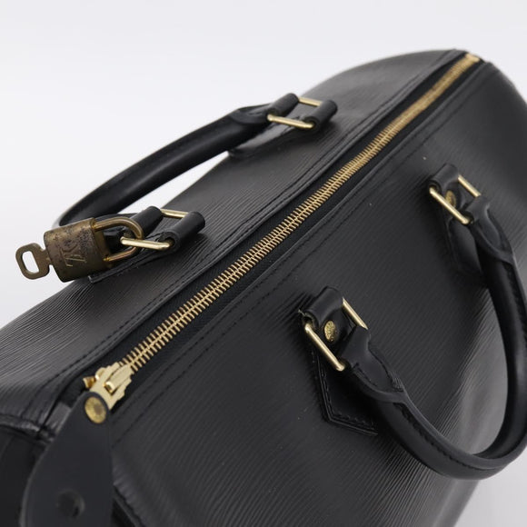 LOUIS VUITTON Epi Speedy 35 Hand Bag Noir black M42992 LV Auth 200343V