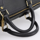LOUIS VUITTON Epi Speedy 35 Hand Bag Noir black M42992 LV Auth 200343V-7