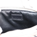 Miu Miu Shoulder Bag Leather Beige Silver Auth 200344M-19