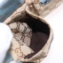 GUCCI GG Canvas Sherry Line Waist Bag Outlet Beige Silver 162962 Auth 200345A-23