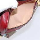 GUCCI Micro GG Doraemon Shoulder Bag PVC Leather Beige 647784 Auth 200346M-22