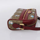 GUCCI Micro GG Doraemon Shoulder Bag PVC Leather Beige 647784 Auth 200346M-4