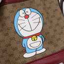 GUCCI Micro GG Doraemon Shoulder Bag 647801 Beige Gold Tone 647801 Auth 200352M-17