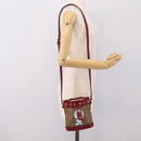 GUCCI Micro GG Doraemon Shoulder Bag 647801 Beige Gold Tone 647801 Auth 200352M-21